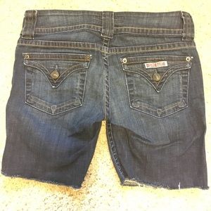 Hudson cut off shorts size 27